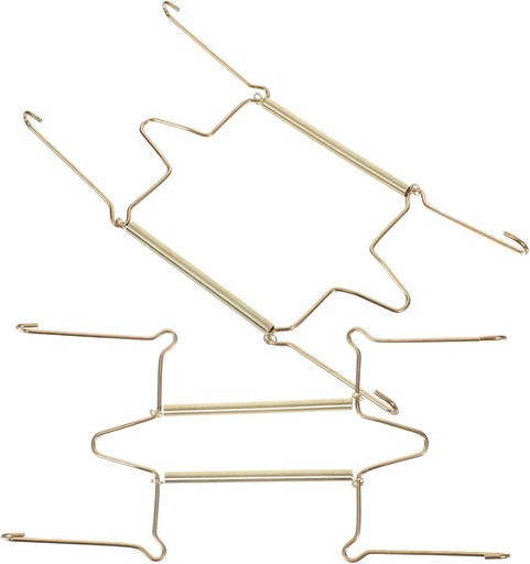 [BRSRACQFBB5AAGYY] 2pcs U-Shaped Spring Plate Hanging Rack Plate Holders Kitchen Decor Wall Hangers