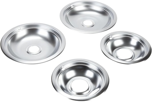 [BRSWIZQNBUPAEFTE] Whirlpool W10278125 Drip Pan Kit, Chrome