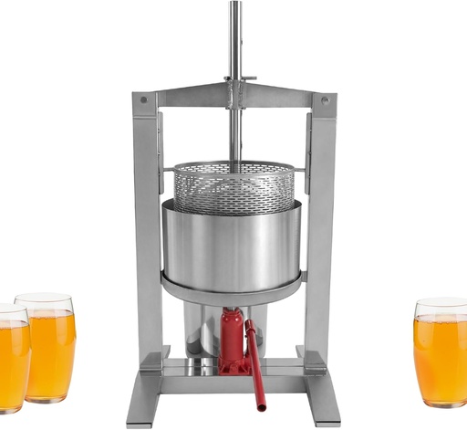 [BRSREZQNO4HRG2DF] 20L Heavy-Duty Hand Juicer Fruit Press Manual Stainless Steel Juice Squeezer, Dishwasher Safe for Orange Lemon Lime Pomegranate Citrus Fruits