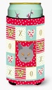 Caroline's Treasures CK5100TBC Chartreux Cat Love Tall Boy Hugger, Red Can Cooler Sleeve Hugger Machine Washable Drink Sleeve Hugger Collapsible Insulator Beverage Insulated Holder