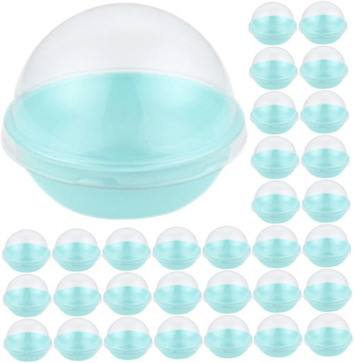 [BRSREYAQBUNWA2TU] HEALLILY 100pcs Moon Cake Egg Yolk Dessert Box Cupcake Container Single Cake Holder for Birthday Wedding Christmas