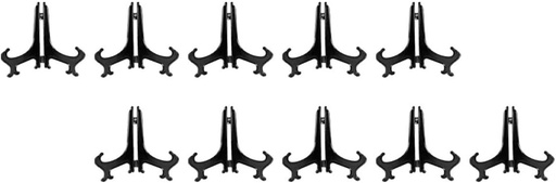 [BRSREFQFBZ4BY2DL] GLEAVI 12-Piece Plastic Display Stand Set for Tea Cakes and Plates Multi-functional Rack Stable Base for Showcasing Decorative Items and Collectibles