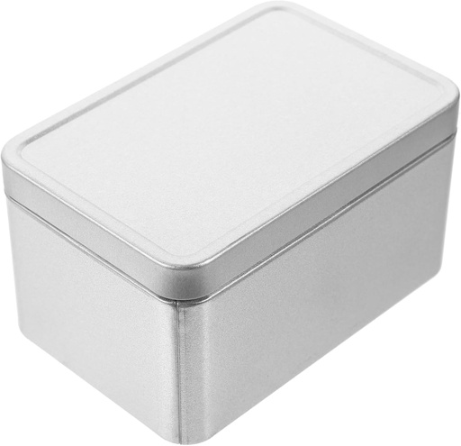 [BRSREZIOOJ6WGYLB] Tinplate Candy Jar with Lid Capacity Storage Container for Tea Cookies and Treats Box for Home and Office Organization