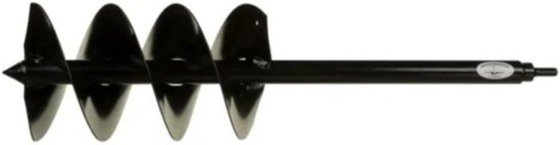 [BRSWIATROJ6WA3LI] Power Planter Auger Drill Bit Extension 7" x 28" with 1/2" Non-Slip Hex Drive — Garden Auger for Planting Gallon Potted Plants and Post Holes — Garden Digging Tool for Dirt, Sand, Soil & Clay