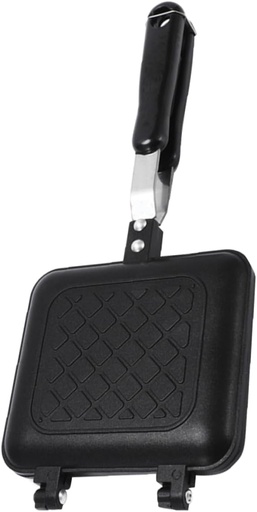 [BRSRAGI6DEGQA23K] Unomor Sandwich Toaster Non-Stick Plates Multipurpose Breakfast Machine Safe Kitchen Accessory for Waffles and Toast for Family Breakfasts