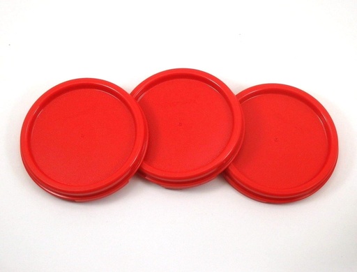 [BRSWGHADBANWYYDG] Tupperware Set of 3 Red Modular Mates Round Replacement Seals #1607