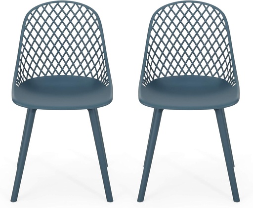 [BRSWYZ37CQPA2E33] Christopher Knight Home Delora Outdoor Modern Dining Chair (Set of 2), Green