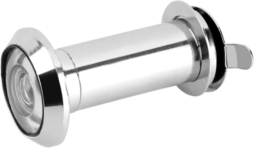 [BRSRMZYFCEORYCLU] Joyzan Door Viewer Peephole, Zinc Alloy Safety Security Front Doors Viewer Peep Holes 220 Degree Rotating Heavy Duty Privacy Cover Wide Viewing Angle for Home Office Hotel House Satin Nickel Finish