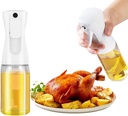 Oil Sprayer for Cooking, 2 in 1 Olive Oil Dispenser Bottle for Kitchen, Premium Glass Oil Bottle, Food-grade Oil Mister for Air Fryer, Salad, Frying,