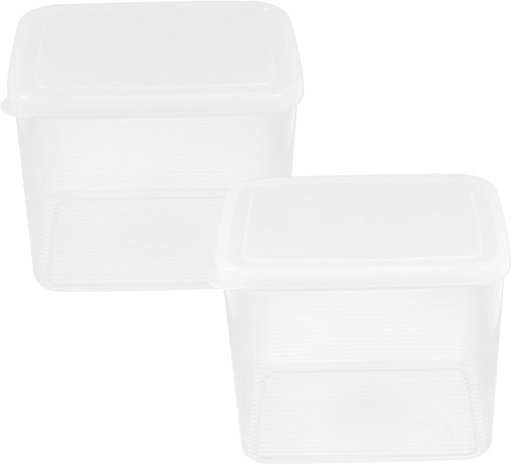 [BRSREAA2AAHQEAIV] 2Pcs Bread Storage Boxes Lightweight Food Containers for Outdoor Activities and Kitchen Organization Airtight Toast Preservation Keepers