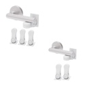 Inaya Child Proof Door Lever Lock 5-Pack - Door Handle Lock - 3M Adhesive - Minimalist Design - No Drilling Child Safety Door Handle Locks