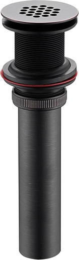 [BRSWIFIECAIQO2Q5] PU-005-TO 1 1/2" Bathroom Faucet Vessel Vanity Sink Grid Drain Stopper Strainer Without Overflow Oil Rubbed Bronze