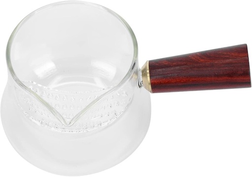 [BRSROZANBMCBAALH] Side Handle Fair Cup Espresso Pot Chinese Teapot Chinese Tea Cup Gongfu Tea Strainer Gongfu Teapot Side Handle Spouts Milk Cup Tea Set Glass Teacup Tea Art Accessories Milk Jug