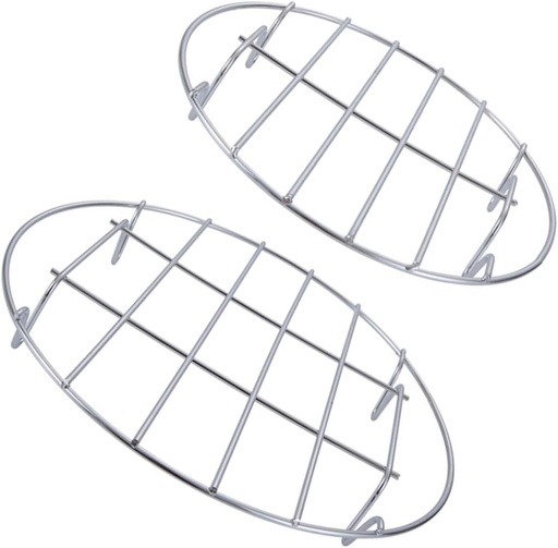 [BRSREYAEAQFWMETO] Ciieeo 2pcs Stainless Steel Steaming Rack Portable Steamer Shelf for Kitchen Insert Food Steam Rack