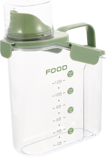 [BRSRACAYDMPQ4HQ7] Ciieeo Airtight Grain Storage Container Lid Food-grade Plastic Pantry Canister for Rice Beans and Cereal Organization for Kitchen Use