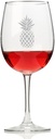 Pineapple Wine Glass