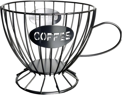 [BRSREAA3DEFRACIU] Coffee Capsule Holder Metal for Coffee Pods - Cup-Shaped Coffee Capsule Organizer Stand for Kitchen or Coffee Shop Display