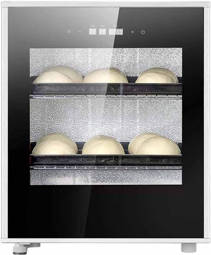 [BRSREAQPOF6Q2F3F] Electric Dough Proofer Machine, 40L Kitchen Fermentation Box with Humidity (60-90%RH) and Temperature (20-50°C) Control, Timer: 1min ~ 24h Dough Proofer, High Efficiency for Bread and Yogurt Making