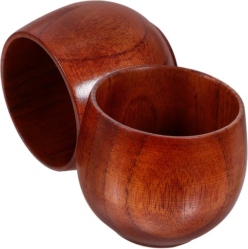 [BRSRAHYCAF7QK3DV] Elegant Wooden Sake Cups Teacup Set for Party Japanese Tea Cup Collection