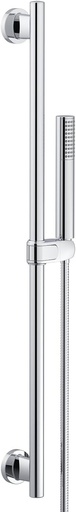 [BRSWGHYDBZ4BQEQ3] Gerber Versa 1-Spray Round Wall Bar Shower Kit with Hand Shower