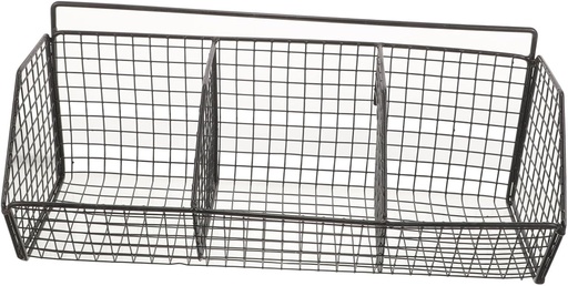 [BRSREYLRCMPRUG37] LIFKOME Metal Wall Hanging Spice Rack Kitchen Storage Shelf Organizer Decor Baskets for Shelves