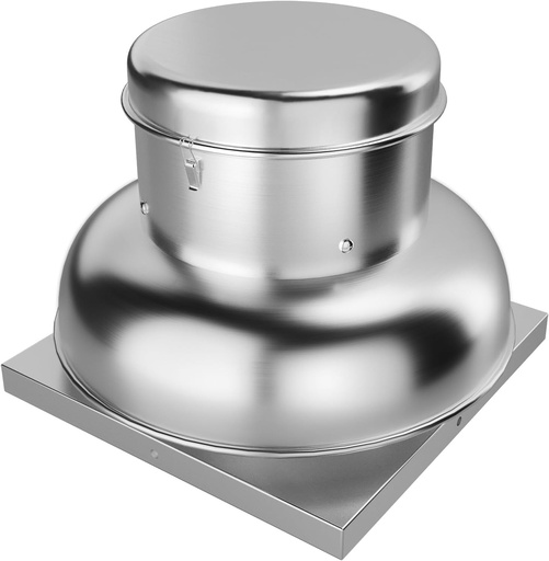 [BRSRE2YQC4FGCCTX] PioneerWorks 1400 CFM Roof Fan Up-Blast Restaurant, High Speed Direct Drive Centrifugal Upblast Exhaust Fan, Upgarded Motor, Roof Exhaust Fan 25.59’ Fan Base Ideal for Factory, Warehouse, Restaurant