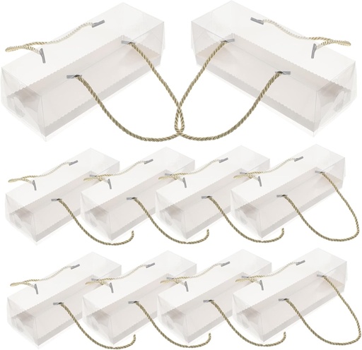 [BRSRAGLYOIFQG3DU] CATIEBYE 10pcs Cake Box Lid Food-safe Cupcake Containers for Bakery Display and Outdoor Events