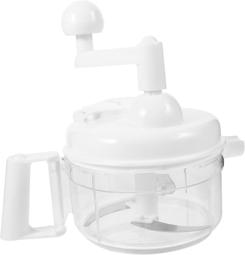 [BRSRAGA5AQFRGFD6] Zerodeko Manual Food Processor with Blades Hand-cranked Vegetable Chopper and Meat Grinder for Easy Mixing and Cutting Kitchen Tool Random Colors