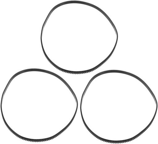 [BRSREZQFDF7GYFY7] 3pcs Bread Machine Drive Pulley Belt Toothed Belt for Bread Maker Replacement Parts Easy to Install and Lightweight Compatible Models