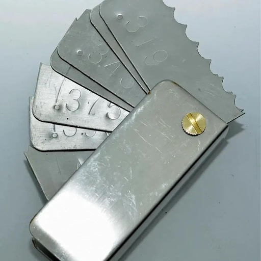 [BRSRAAT4BUDQOH3G] Garage Door Spring Measure Tool Commercial Pocket Wire Gauge - Measures Sizes 0.319 to 0.562