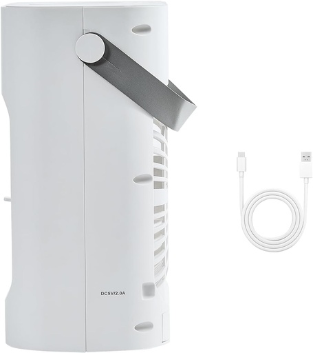 [BRSREEAOBYIRU3LH] Happybuy Portable Air Conditioner, 4 - in - 1 Evaporative Air Cooler, 3 - Speed Mini AC with 0-7H Smart Timer, 700ml Water Tank, 7 - Color Light, for Bedroom, Office, Room Use