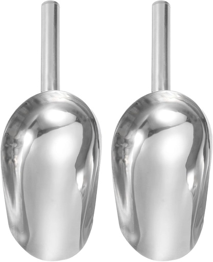 [BRSRAFIFBYPAOHL2] HARFINGTON 2pcs Garden Soil Scoop 9.45 x 3.74 Stainless Steel Hand Shovel Spade with Handle for Planting Weeding Digging