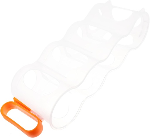 [BRSRAGAQA4HRMCLU] PRETYZOOM Fridge Can Dispenser Organizer Transparent Beverage Holder for Refrigerator Storage Capacity Drink Organizer Versatile Can Dispenser for Beer and Soda Stackable Design for