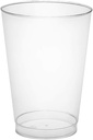 Party Essentials Disposable Hard Plastic Drinking Cups/Party tumblers/Pint Glasses, 14 oz, 60-Count, Clear