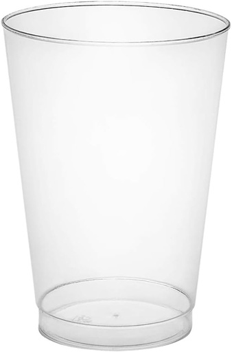 [BRSWYCD5BEPW2GT2] Party Essentials Disposable Hard Plastic Drinking Cups/Party tumblers/Pint Glasses, 14 oz, 60-Count, Clear