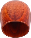 Vintage Wooden Sake Cup Japanese Style Espresso Mug for Tea Wine and Hot Drinks Solid Wood Drinking Vessel for Home Outdoor Use