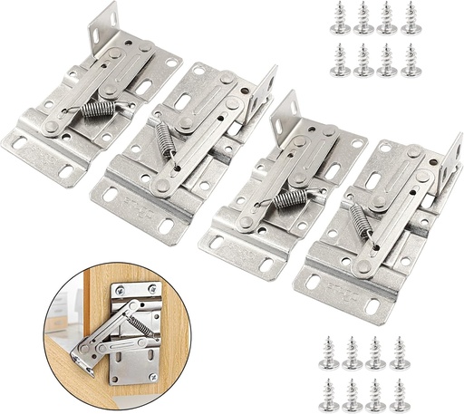 [BRSRAZT6AUFGM2Q3] Murtenze 2 Pair Tip Out Tray Hinges, Standard Self Closing Sink Hinges Scissor Hinges for Kitchen Sink or Bathroom Cabinet Organizer, Sink-Front Drawer