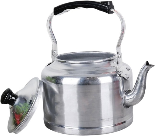[BRSREYADAEIA2FD3] Aluminum Tea Kettle Portable Camping Teapot Handle Electric Hot Water Kettle