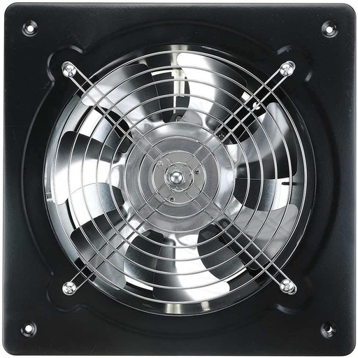[BRSRMZQ7AB4AYYI4] 4/6/8Inch Extractor Ventilation Fan Square Metal Exhaust Fan High Speed Bathroom Kitchen Toilet Air Vent Wall Fan Air Extractor (Plug Type : US, Size : 8 inch)