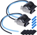5303918214 Refrigerator Defrost Thermostat, 2set/pack Equal quality, Exact use for Frigidaire，Electrolux，Kenmore (Perfect replacement AP2150145 PS469522 AH469522 EA469522, 75303918214, 892545)