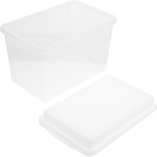 [BRSROHDRCUOQYDY6] Kichvoe Toast Box Reusable Bread Storage Case Transparent Bread Container for Fridge Food Holder Practical Kitchen Organizer and Prevent Damage