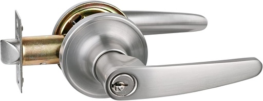 [BRSRMYYZDIIAMAYU] Round Key Different Entrance Lever Door Handle in Satin Nickel Finish.