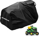NEVERLAND Riding Lawn Mower Cover - Lawn Tractor Cover with Drawstring & Storage Bag, Fits Decks up to 54", 420D Polyester Oxford, Reflective Handles