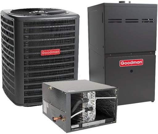 [BRSRAFAYCIHGCHT7] Goodman 3.5 Ton 15.2 SEER2 R32 Horizontal AC System with 80% AFUE 80,000 BTU Natural Gas Furnace GLXS4BA4210,CHPTA4830C3,GR9T800804CN