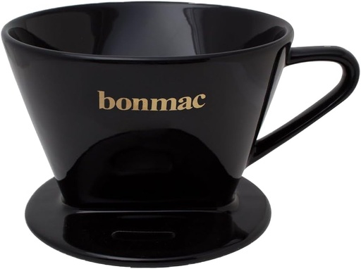 [BRSWIZIMOAGG22TY] bonmac CD-2B Black #813004 Coffee Dripper with Major Spoon for 2-4 Cups