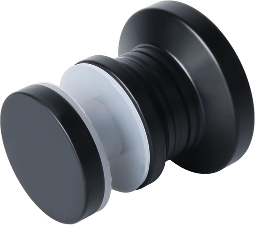 [BRSWGFQPAEPREE3Z] Alise Shower Glass Door Handle,Sliding Shower Doors Knob Single Side Pull Hardware Replacement Parts for Bathroom Glass Doors,Solid SUS304 Stainless Steel Knobs,Matte Black