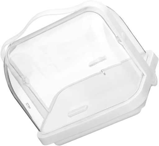 [BRSRAGILAEJRY3LV] KICHOUSE Transparent Cake Display Box with Lid Versatile Dessert Serving Container for Home Restaurant and Events Bread Pastries and Snacks Elegant Kitchen Organizer