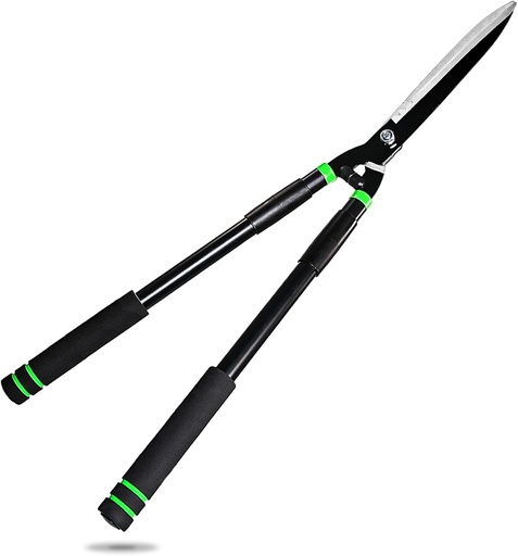 [BRSRE2YPOF7BY3L7] Hedge Shears 29.5" Manual Hedge Clippers with 15° Angle Precision Blades Plant Cutting Scissors for Trimming and Shaping Hedges, Shrubs, Boxwood, Tall Bushes