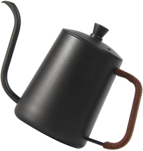 [BRSRE2YZOAIAIGYZ] Happyyami Stainless Brewing Kettle Portable Travel Coffee Maker Drip Coffee Pot Teapot for Tea Bags Household Pot