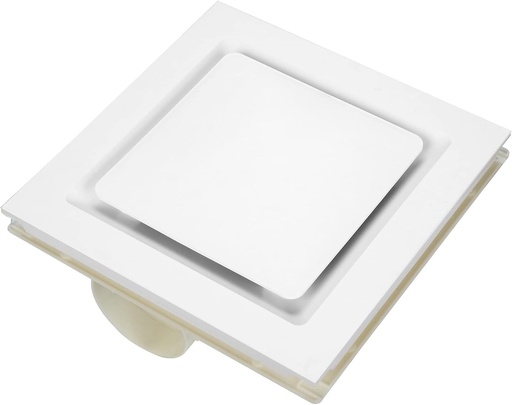 [BRSRE2QYOEMAGDLD] Ventilation Fans Ceiling Type Ventilation Fan Kitchen and Bathroom Ducted Exhaust Fan 10" Home Silent Ventilation System, 40W, White/Silver/Gold Exhaust (Blanc